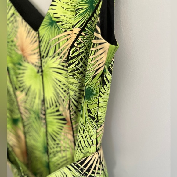 Linea Domani Tropical Print Dress 6P - Picture 9 of 12